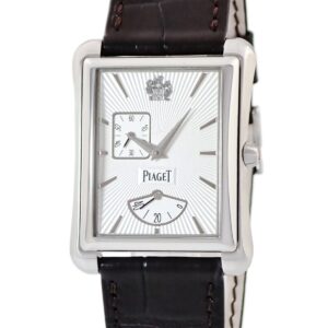 ピアジェ PIAGET エンペラドール パワーリザーブ G0A33069 K18WG無垢 シルバー スモールセコンド メンズ 腕時計自動巻き シルバー 【中古】中古美品