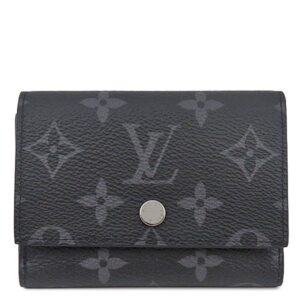 【★3％OFFクーポン】ルイヴィトン LOUIS VUITTON 三つ折り財布 ヴィクター ウォレット モノグラムエクリプス モノグラムエクリプス シルバー金具 コンパクトウォレット M12598 RFID 【箱】 【中古】新品同様品