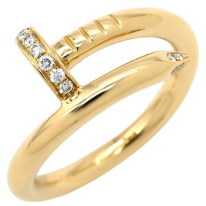 カルティエ Cartier リング 指輪 ジュストアンクル クラシックモデル イエローゴールド #51(JP11) 750 18K JUSTE UN CLOU ダイヤ 11号 【中古】