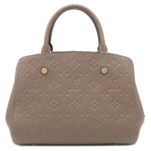 ルイヴィトン LOUIS VUITTON 2WAYバッグ モンテーニュBB モノグラムアンプラント トープ系 ゴールド金具 ショルダーバッグ TJ3175 【保存袋】 【中古】中古美品