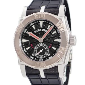ロジェデュブイ ROGER DUBUIS イージーダイバー SE40 14 9/0 K9.53R OH済 K18WG×SS×カーボン スモールセコンド メンズ 腕時計自動巻き ブラック 【中古】中古美品