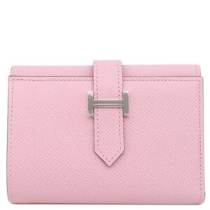 エルメス HERMES 三つ折り財布 ベアン コンビネ ヴォーエプソン モーヴシルベストル シルバー金具 新品 未使用 2025年製 K 【箱】 【中古】未使用保管品