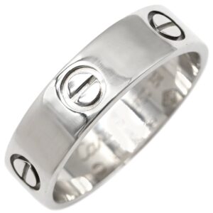 カルティエ Cartier リング 指輪 ラブリング クラシックモデル ホワイトゴールド #59 LOVE Ring WG Au750 18K 18金 18.5号 B4084700 【中古】