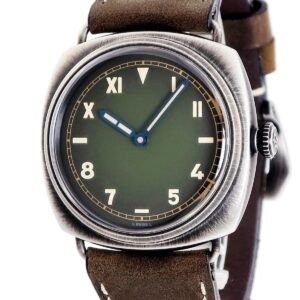 パネライ PANERAI ラジオミール カリフォルニア PAM01349 新品同様 Z番 ヴィンテージ加工 緑 ブティック限定 メンズ 腕時計手巻き グリーン 【中古】