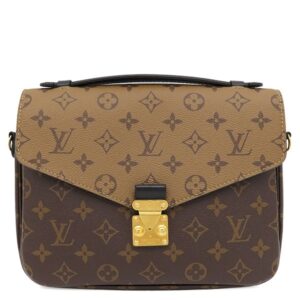 ルイヴィトン LOUIS VUITTON 2WAYバッグ ポシェット メティス MM モノグラムキャンバス モノグラムリバースキャンバス モノグラムリバース ゴールド金具 茶 M44876 RFID 【中古】