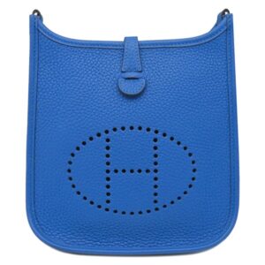 エルメス HERMES ショルダーバッグ エヴリン TPM 16 トリヨンクレマンス ブルーゼリージュ シルバー金具 青 U 【箱】 【中古】中古美品