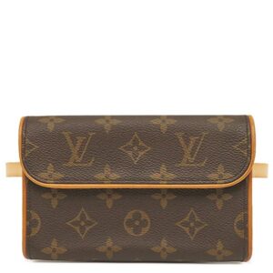 【★3％OFFクーポン】ルイヴィトン LOUIS VUITTON ウエストバッグ ポシェット フロランティーヌ モノグラムキャンバス モノグラム ゴールド金具 ベルトバッグ M51855 FL0051・FL1004 【中古】中古美品