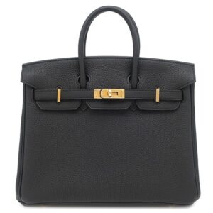 エルメス HERMES ハンドバッグ バーキン25 トゴ ブラック ゴールド金具 新品 未使用 黒 K刻印(2025年製) 【箱】 【中古】