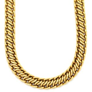ミキモト MIKIMOTO ネックレス ゴールドチェーンネックレス イエローゴールド MIKIMOTO Au750 18K 18金 YG Wellendorff ダイヤ Wチャーム付き 【中古】中古美品