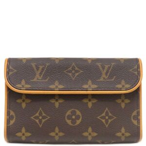 ルイヴィトン LOUIS VUITTON ウエストバッグ ポシェット フロランティーヌ モノグラムキャンバス モノグラム ゴールド金具 ベルトバッグ M51855 FL1024・FL0025 【中古】