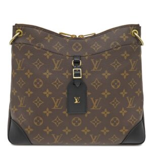 ルイヴィトン LOUIS VUITTON ショルダーバッグ オデオン NM MM モノグラムキャンバス レザー モノグラム×ノワール ゴールド金具 茶 黒 ショルダー M45352 FL0211 【保存袋】 【中古】新品同様品