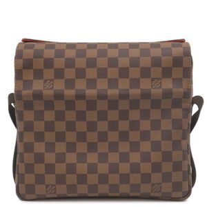 【★3％OFFクーポン】ルイヴィトン LOUIS VUITTON ショルダーバッグ ナヴィグリオ ダミエキャンバス ダミエエベヌ ゴールド金具 茶 斜め掛け 肩掛け N45255 SR0075 【保存袋】 【中古】中古美品