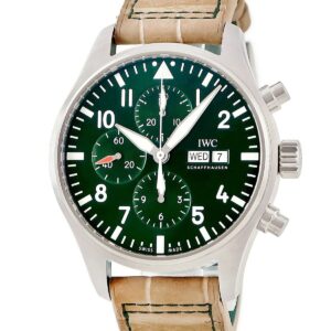 IWC IWC パイロットウォッチ クロノグラフ レーシンググリーン リミテッド IW377726 デイデイト 限定 メンズ 腕時計自動巻き グリーン 【中古】