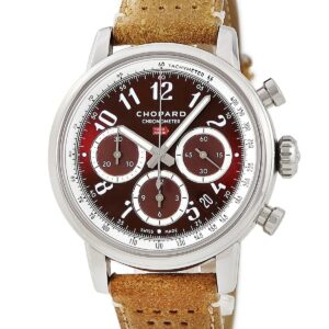 ショパール CHOPARD ミッレ ミリア クラシック クロノグラフ 168619-3003 デイト タキメーター 赤 メンズ 腕時計自動巻き レッド 【中古】