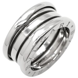 ブルガリ BVLGARI リング 指輪 ビーゼロワン B-zero1 3バンド ホワイトゴールド #50(JP10) Au750 18K 18金 WG 9号 【中古】中古美品