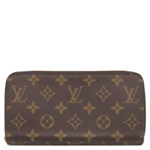 【★3％OFFクーポン】ルイヴィトン LOUIS VUITTON 長財布 ジッピー ウォレット モノグラムキャンバス モノグラム×ローズバレリーヌ ゴールド金具 茶 ピンク ラウンドファスナー M41894 RFID 【箱】 【中古】未使用保管品