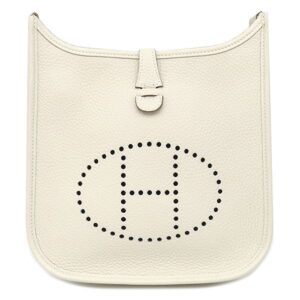 エルメス HERMES ショルダーバッグ エヴリン3 23 トリヨンクレマンス クレ シルバー金具 オフホワイト エブリン 2026年製 G 【箱】 【中古】未使用保管品