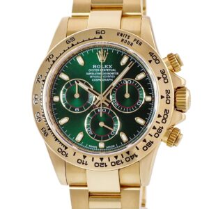 ロレックス ROLEX コスモグラフ デイトナ 116508 ランダム番 K18YG無垢 グリーン 緑 スモールセコンド メンズ 腕時計自動巻き グリーン 【中古】中古美品