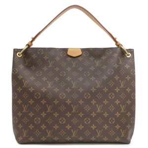 ルイヴィトン LOUIS VUITTON ショルダーバッグ グレースフル MM モノグラムキャンバス ピヴォワンヌ ゴールド金具 ブラウン ワンハンドル M43703 RI4139 【中古】中古美品