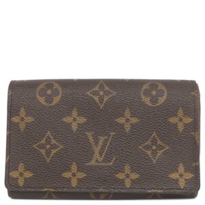 ルイヴィトン LOUIS VUITTON 二つ折り財布 ポルトフォイユ トレゾール モノグラムキャンバス モノグラム ゴールド金具 茶 L字ファスナー M61736 RA0065 【中古】中古品