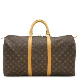 ルイヴィトン LOUIS VUITTON ボストンバッグ キーポル 50 モノグラムキャンバス モノグラム ゴールド金具 茶 鍵・パドロック・ポワニエ・ネームタグ欠品 M41426 SP0968 【中古】