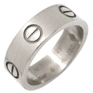 カルティエ Cartier リング 指輪 LOVE ラブリング ホワイトゴールド #49(JP9) 750 18K WG クラシックモデル 8号 B4084700 【中古】中古品