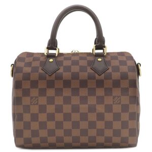 ルイヴィトン LOUIS VUITTON 2WAYバッグ スピーディ バンドリエール 25 ダミエキャンバス ダミエエベヌ ゴールド金具 ミニボストン ショルダー N41368 LA3109 【箱】 【中古】新品同様品