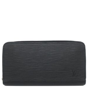 【★3％OFFクーポン】ルイヴィトン LOUIS VUITTON 長財布 ジッピー ウォレット エピレザー ノワール シルバー金具 黒 ラウンドジップ ラウンドファスナー 小銭入れ M61857 RFID 【箱】 【中古】中古美品