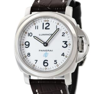 パネライ PANERAI ルミノール ベース ロゴ アッチャイオ PAM00630 R番 ホワイト 白 アラビア メンズ 腕時計手巻き ホワイト 【中古】中古美品