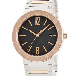 ブルガリ BVLGARI ブルガリブルガリ デイト 102930 BBP41SG 新品同様 K18PG×SS コンビ ブラック メンズ 腕時計自動巻き ブラック 【中古】新品同様品
