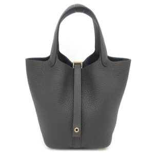 エルメス HERMES ハンドバッグ ピコタンロックPM トリヨンクレマンス ダークブロンズ ゴールド金具 新品未使用 K刻印(2025年製) 【箱】 【中古】