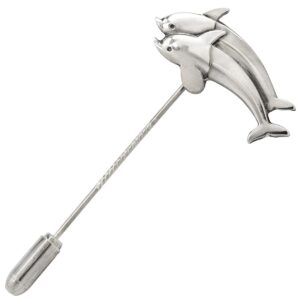 ジョージ・ジェンセン Georg Jensen ブローチ イルカモチーフ ピンブローチ シルバー925 シルバー AG925 129 【箱】 【中古】