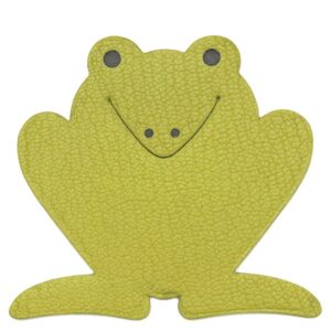 エルメス HERMES 小物 ピカブック カエル シェーブル アニスグリーン 黄緑 アニマルモチーフ 【中古】