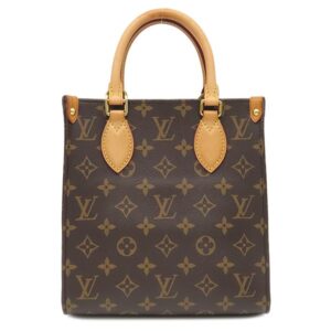 【★3%OFFクーポン】ルイヴィトン LOUIS VUITTON 2WAYバッグ サックプラ BB モノグラムキャンバス モノグラム ゴールド金具 茶 ショルダー ミニトート M45847 RFID 【箱】 【中古】中古美品