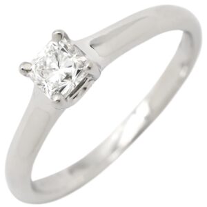 ティファニー Tiffany & Co リング 指輪 ルシダ ダイヤモンドリング プラチナシルバー T＆Co. 1石 1粒 スクエア 10号 5970744 【箱】 【中古】中古品