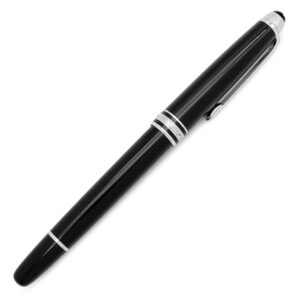 モンブラン Montblanc ボールペン マイスターシュテック シグネチャーフォーグッド クラシック GP プレシャスレジン サファイア ブラック×シルバー ユニセフ サファイア 筆記確認済み 【中古】中古美品