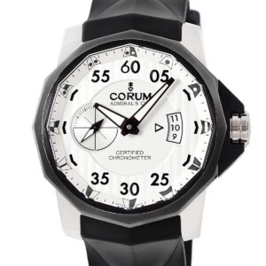 コルム CORUM アドミラルズカップ コンペティション 01.0068 スモールセコンド デイト 12角形 信号旗 限定 メンズ 腕時計自動巻き シルバー 【中古】中古品