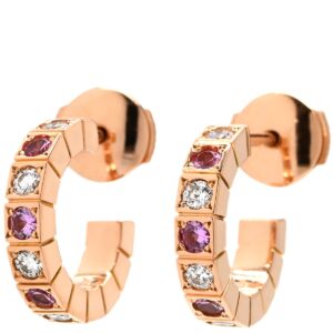 カルティエ Cartier ピアス ラニエール ピアス ピンク×ピンクゴールド 750 18金 PG ダイヤ ピンクサファイア B8031000 【箱】 【中古】