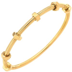 カルティエ Cartier ブレスレット エクル ドゥ カルティエ イエローゴールド #17 18金 750YG 【中古】