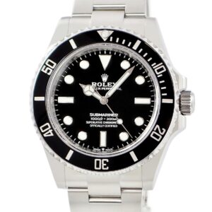 ロレックス ROLEX サブマリーナー 41 124060 新品同様 ランダム番 ブラック 黒 逆回転防止ベゼル ベンツ針 メンズ 腕時計自動巻き ブラック 【中古】新品同様品