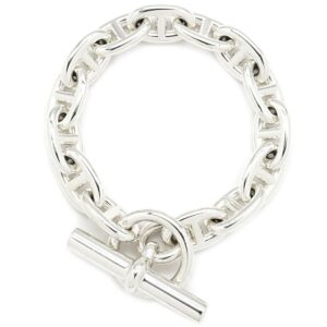 エルメス HERMES ブレスレット シェーヌダンクル MM シルバー925 シルバー 14コマ スターリングシルバー SV925 Ag925 【ケース】 【中古】