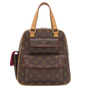 ルイヴィトン LOUIS VUITTON ハンドバッグ エクサントリ シテ モノグラムキャンバス モノグラム ゴールド金具 茶 M51161 VI0093 【中古】中古美品