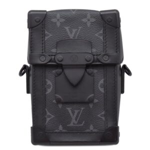 ルイヴィトン LOUIS VUITTON ショルダーバッグ ヴェルティカル トランク ウェアラブル レザー モノグラムエクリプスキャンバス モノグラムエクリプス ブラック金具 M82077 RFID 【中古】中古美品