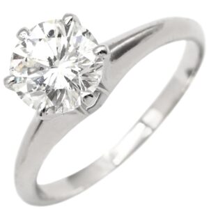ミキモト MIKIMOTO リング 指輪 ダイヤ 1.03ct VS1 プラチナシルバー Pt950 ソリティア 1P 1粒 エンゲージ ウェディング 9号 DGR-0001BR4438G 【箱】 【中古】