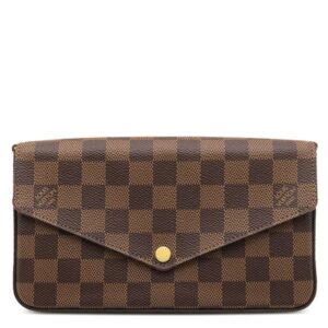 ルイヴィトン LOUIS VUITTON チェーンウォレット ポシェット フェリシー ダミエキャンバス ダミエエベヌ ゴールド金具 チェーンショルダー ポーチ N40492 RFID 【箱】 【中古】