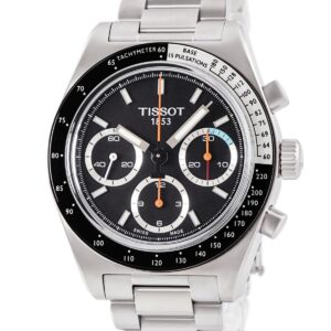 ティソ TISSOT PR516 クロノグラフ メカニカル T149.459.21.051.00 ブラック スモールセコンド メンズ 腕時計手巻き ブラック 【中古】中古美品