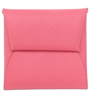 エルメス HERMES コインケース バスティア ヴォーエプソン ローズアザレ シルバー金具 小銭入れ A刻印 【箱】 【中古】