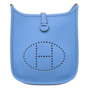 エルメス HERMES ショルダーバッグ エヴリンTPM アマゾン トリヨンクレマンス ブルーパラダイス シルバー金具 青 T 【箱】 【中古】