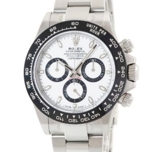 ロレックス ROLEX コスモグラフ デイトナ 116500LN 未使用 ランダム番 バーコード付き保護シール クロノ メンズ 腕時計自動巻き ホワイト 【中古】未使用保管品