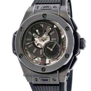 ウブロ HUBLOT ビッグバン アラーム リピーター オールブラック リミテッド 403.CI.0140.RX GMT 黒 限定 メンズ 腕時計手巻き ブラック 【中古】中古美品